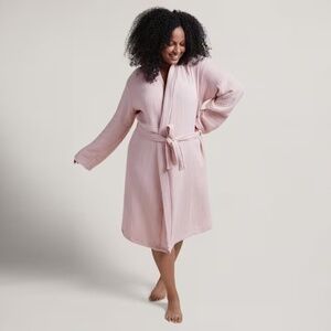 💗NWT Cloud Cotton Robe in Rose
